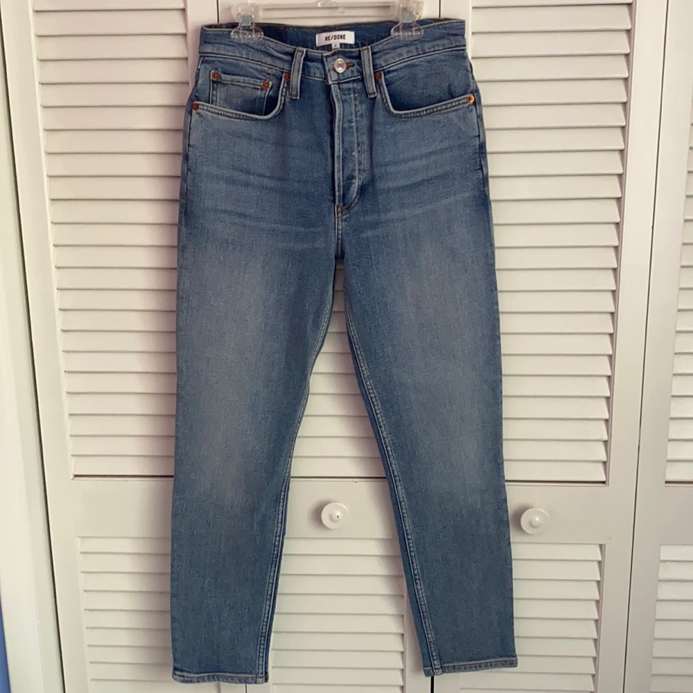 Re/Done Women’s High Rise Slim Fit Jeans